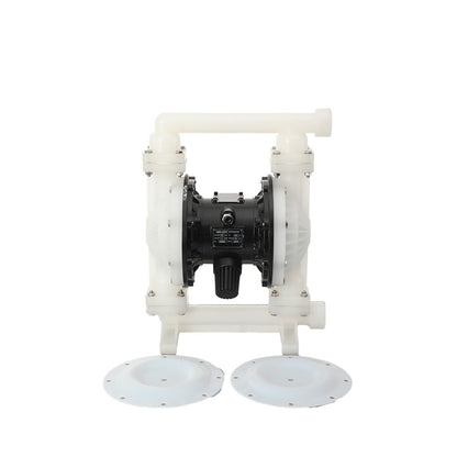 Cozyel Pneumatic double diaphragm pump, 1-1/2 inch inlet & outlet DN40, polypropylene body, 35GPM and Max 120pSI, chemical pump bleaching oil transfer