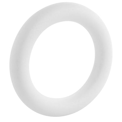 Bright Creations Foam Wreath Form - 10 Inch, White, Set of 4, Round - Wreath Frame for DIY Crafts & Floral Decor