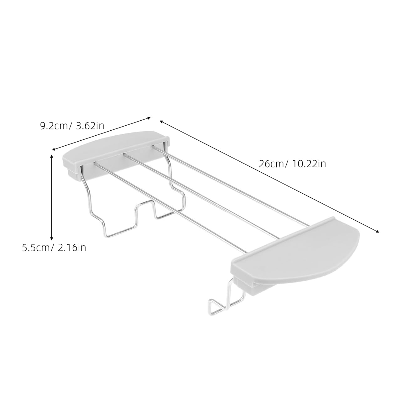 COLLBATH Toaster Warming Rack for Bread and Sandwiches Heat-Resistant Kitchen Accessory Adjustable Toast Holder for Toaster Oven for Grilling and Warming