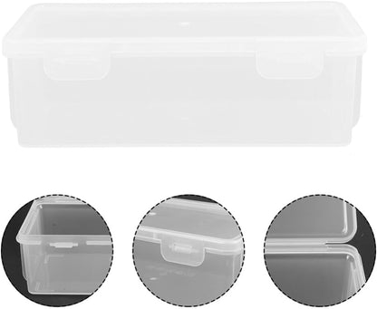 Luxshiny 3pcs Rectangular Loaf Bread Box, Airtight Plastic Bread Keeper Container for Kitchen Storing Refrigerator Cake