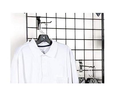 NAHANCO 8" Black Metal GWH8B Gridwall Peg Hooks (Pack of 12)