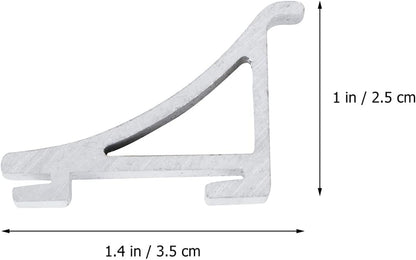 Freezer Shelf Clips - 8PCS Aluminium Refrigerator Shelf Clips for Stable Support of Replacement Shelves Cabinet Cooler