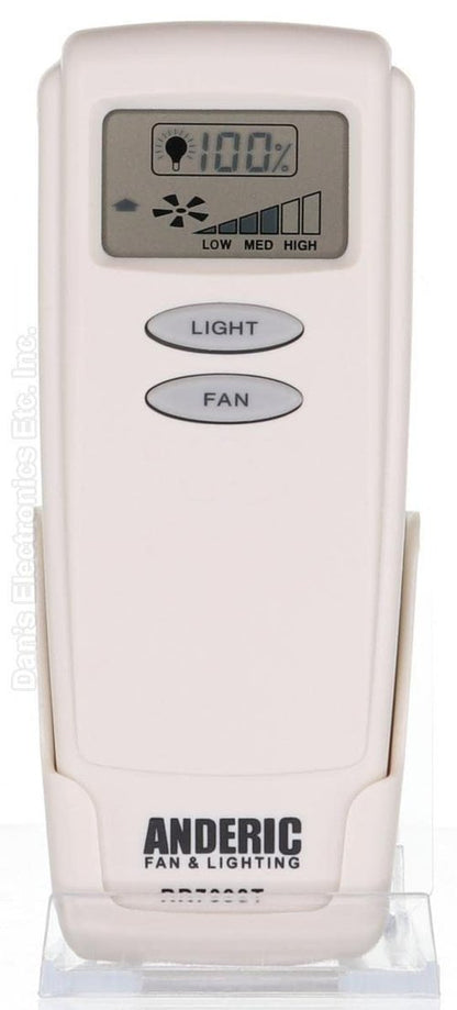 Anderic UC7098T With Receiver Kit works alls 3 speed fans, including fans with pull strings. Includes: RR7099T (UC7098T), UC7067FCRX Receiver