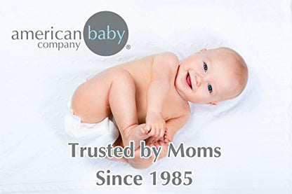 American Baby Company 100% Natural Cotton Percale Fitted Crib Sheet for Standard Crib and Toddler Mattresses, Cream, Soft Breathable, for Boys and Girls