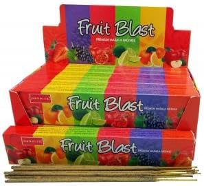Nandita ACHARYA Fruit Blast Premium Masala Incense Sticks, 15g Box, 6