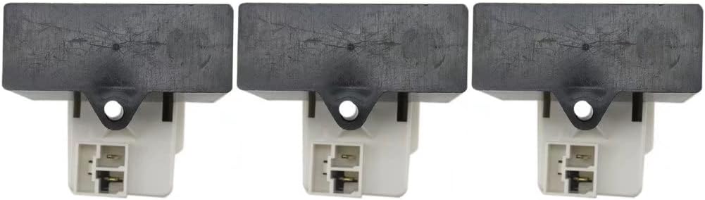 3 Pcs W10613606 Refrigerator Compressor Start Relay and Capacitor, Replacement for Whirlpool Kenmore
