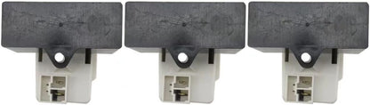 3 Pcs W10613606 Refrigerator Compressor Start Relay and Capacitor, Replacement for Whirlpool Kenmore