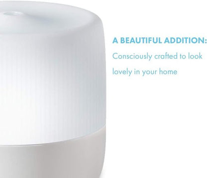 HoMedics Ultrasonic Aroma Diffuser - 130mL Humidifier with Color-Changing Light | 6-Hour Continuous Runtime