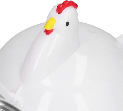 Heat Resistant Microwave Eggs Boiler - Egg Cooker for 4 Eggs, Easy Rapid Eggs Cooker for Home Kitchen Breakfast