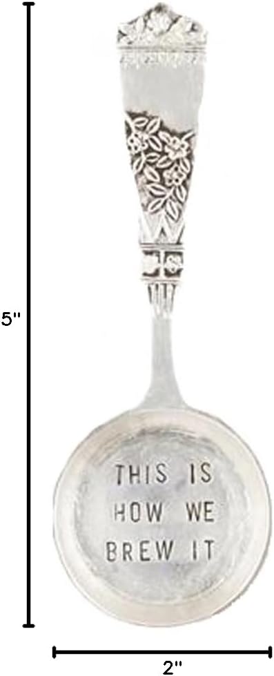 Mud Pie Brew it Coffee Scoop, Silver