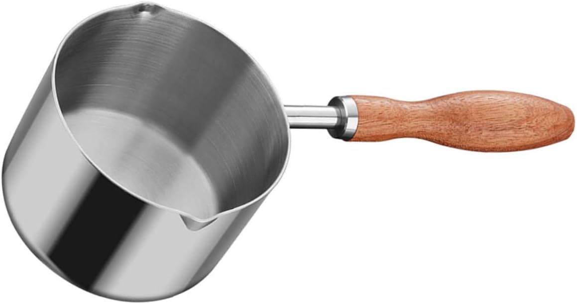 Reusable Oil Pan Casserole Pot, Cooking Pot for Stew, Soup, Ramen, Pasta, Stainless Steel Baby Gravy Pot