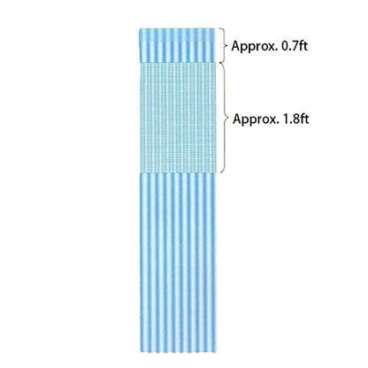 TTZ, Hospital Curtain with Flat Hooks for Hospital Medical Clinic SPA Lab Cubicle Curtain Divider Privacy Screen (Color : Dark Blue), (15 ft x 8 ft (Wide x Tall))