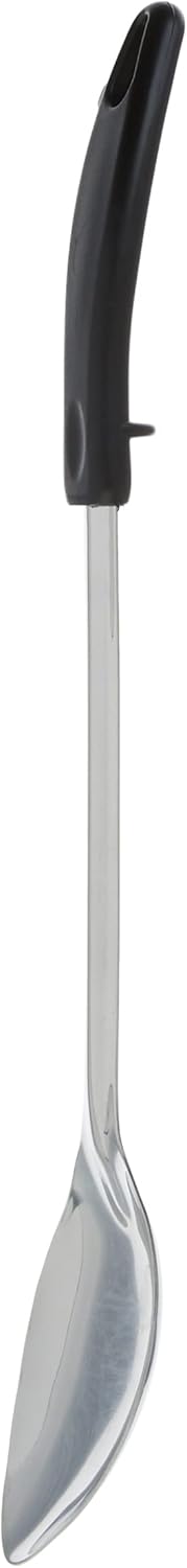 Winco 15-Inch Solid Basting Spoon with Stop Hook and Bakelite Handle