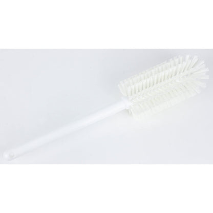 SPARTA Large Water Bottle Brush Ideal for Wide-Mouth Jars, Bottles and Tumblers, Dishwashing Tool with Handle for Home and Commercial Kitchens, Plastic, 16 Inches, White