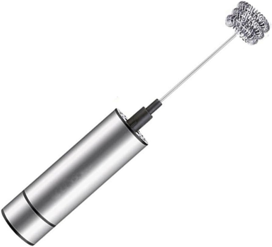 BESTOYARD Milk Frother - Electric Mini Kitchen Stirrer, Rechargeable Stainless Steel Foam Maker, Handheld Foaming Agent