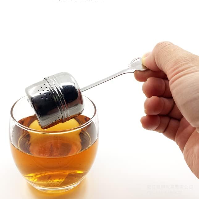 Leden Tea Infuser, Stainless Steel Tea Strainer & Steeper for Loose Tea, Cute Teapot Shaped Filter for Mug, 1 Pack