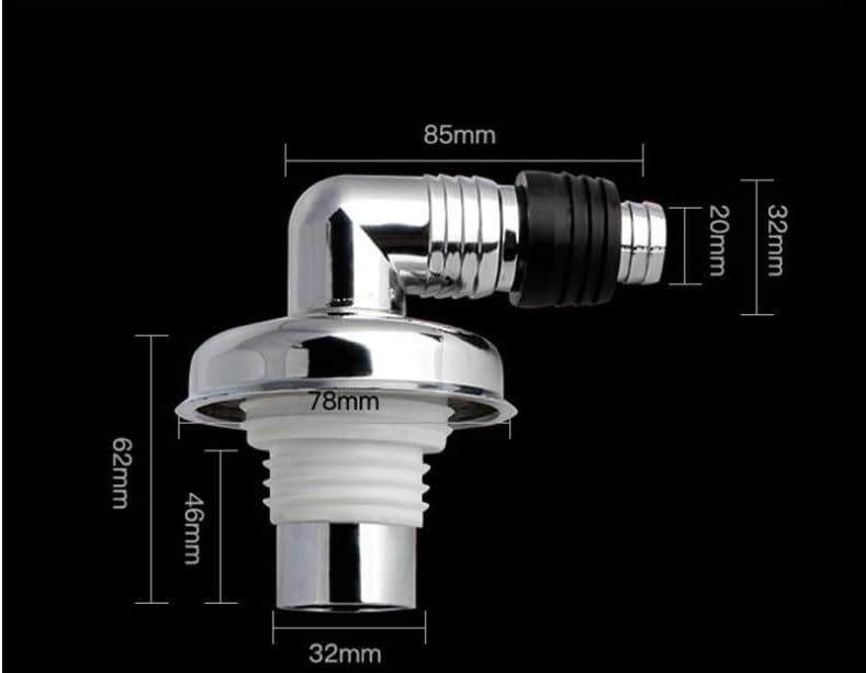 PVC Washing Machine Accessories, Washer Machine Coupler, Fitting Drain Backflow Preventer, Dedicated Floor Drain Cover