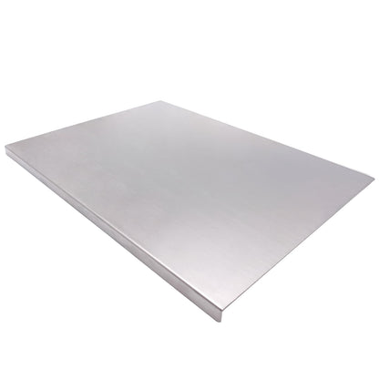 BILLAMB Stainless Steel Cutting Boards for The Kitchen, Suitable for Meat, Fruits, Vegetables, Bread, and Baking Large-sized Cutting Boards (40 x 30cm/15.7 x 11.8 in)