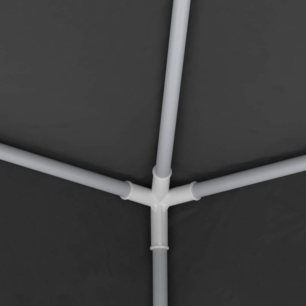 Xhnifbn 4x6 ft Party Tent Anthracite Steel Frame Shelter, UV & Water Resistant Outdoor Canopy for Backyard, Garden, Patio Weddings and Events, Easy Setup Gazebo Style for Small Gatherings