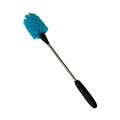 NuRich Long Bottle Brush for Water Bottles - Heavy Duty Stainless Steel Cleaning Brush with Non-Slip Grip, Compatible with Hydro Flask, Yeti, Nalgene, Owala & More Reusable Bottles