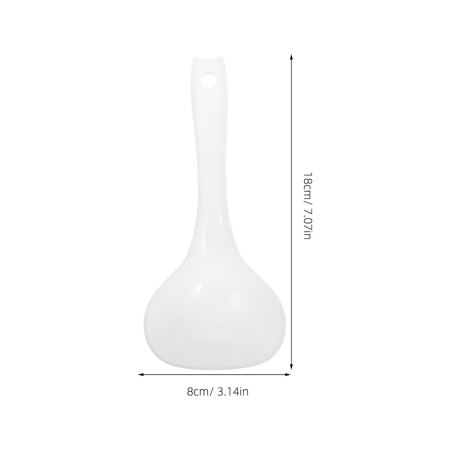 SHOWERO Rice Cooker Spoon 6 Pack Easy to Clean Non-stick Plastic Rices Serving Spoons Utensil Multicooker Shovel for Kitchen