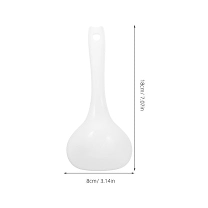 SHOWERO Rice Cooker Spoon 6 Pack Easy to Clean Non-stick Plastic Rices Serving Spoons Utensil Multicooker Shovel for Kitchen