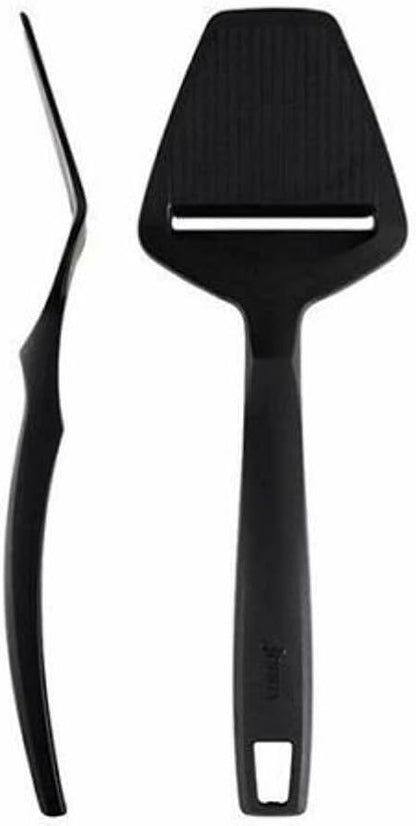 Linden Sweden Black Nylon Cheese Slicer for Block Cheese, Heat Resistant, Dishwasher-Safe, 8¾” Long