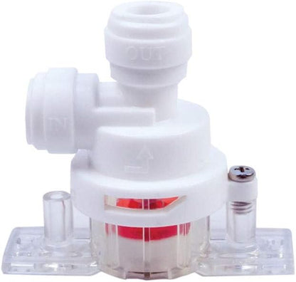 Max Water Reverse Osmosis Leak Detector Shut Off Valve, 20mm Pad, ¼” OD Quick Connect for RO Systems