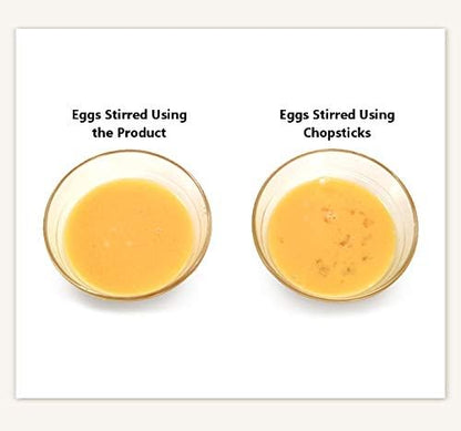Seki Japan Egg Mix Stick, Egg Yolk and White Strring Stainless Steel Blade, Chalaza Removal Parts, with Safety Cover