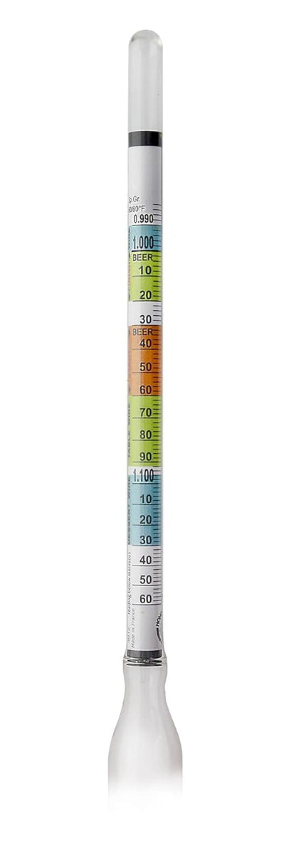 Triple Scale Hydrometer for Wine and Beer