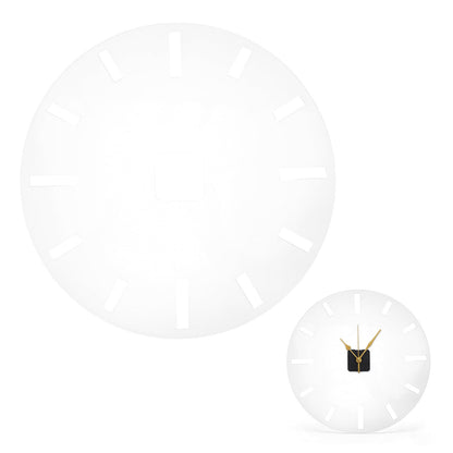 DIYEAH Clock Face: Acrylic Router Template - Clock Face Stencil for Woodworking Crafting Roman Numeral Router Dial Insert Accessory