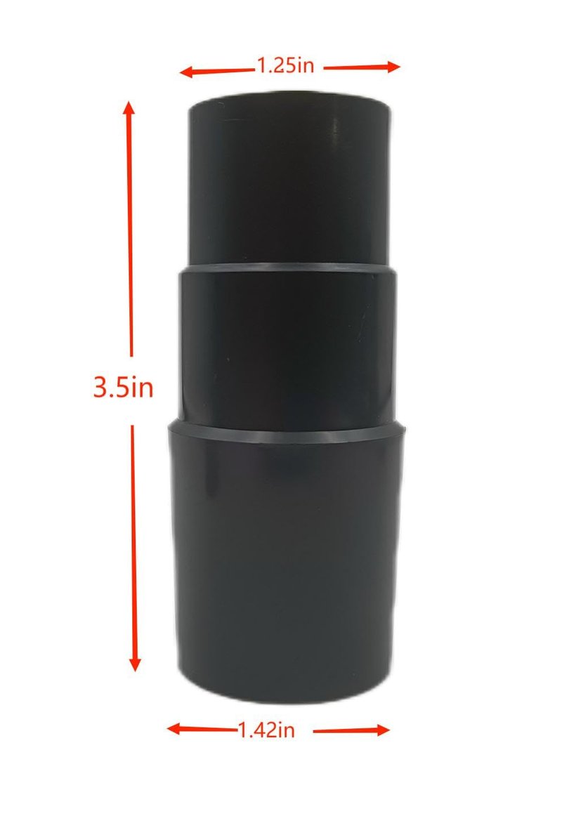 Plastic Vacuum Converter Reducer Attachments Fits Vacuum Cleaner， 1-3/8" to 1-1/4", 2-1/2" to 1-1/4", 1-1/4" to 1-3/8" to 1-1/2"（6 Pieces）
