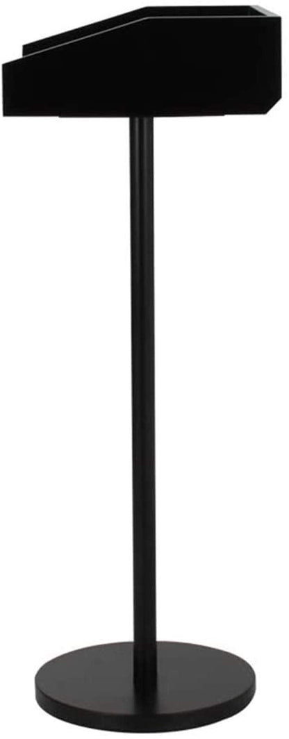 Lectern Podium Stand, Lectern Free-Standing Floor Standing Pulpit Hotel Restaurant Entrance Podium Welcome Table Speaking Stage Master of Ceremonies for Church School Presentation