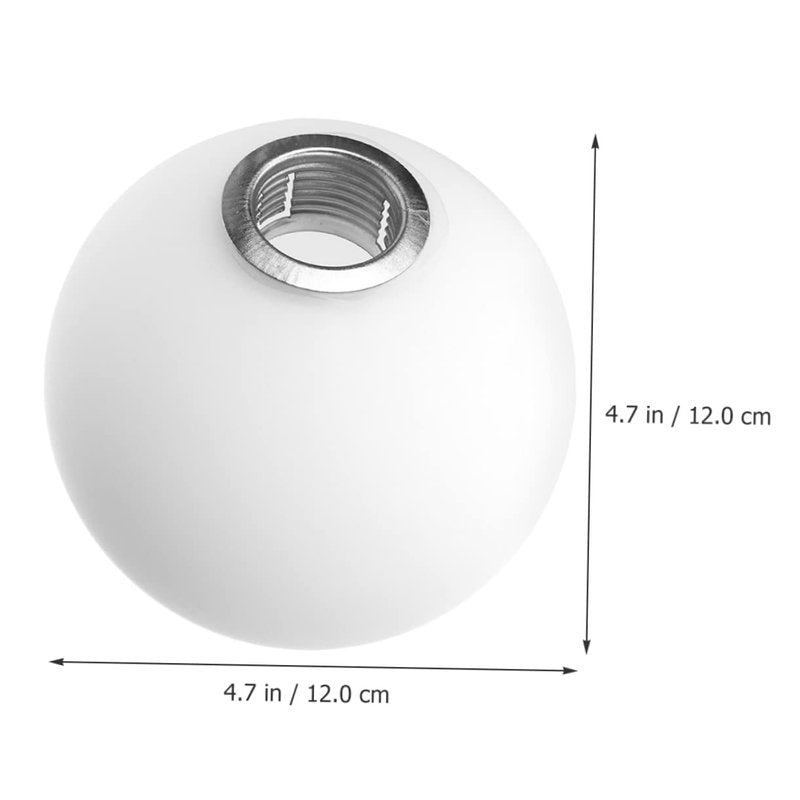 ARTIBETTER Glass Lamp Shade Replacement 4.72 Inch Spherical Globe Lampshade for Ceiling Fixture Chandelier Frosted White Ball Lampshade Cover for Living Room Bedroom Dining Bar