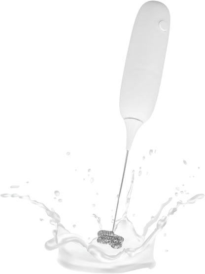 Handheld Electric Milk Frother, Rechargeable Foam Maker, Mini Drink Mixer Wand for Coffee, Latte, Frappe, Matcha, Hot