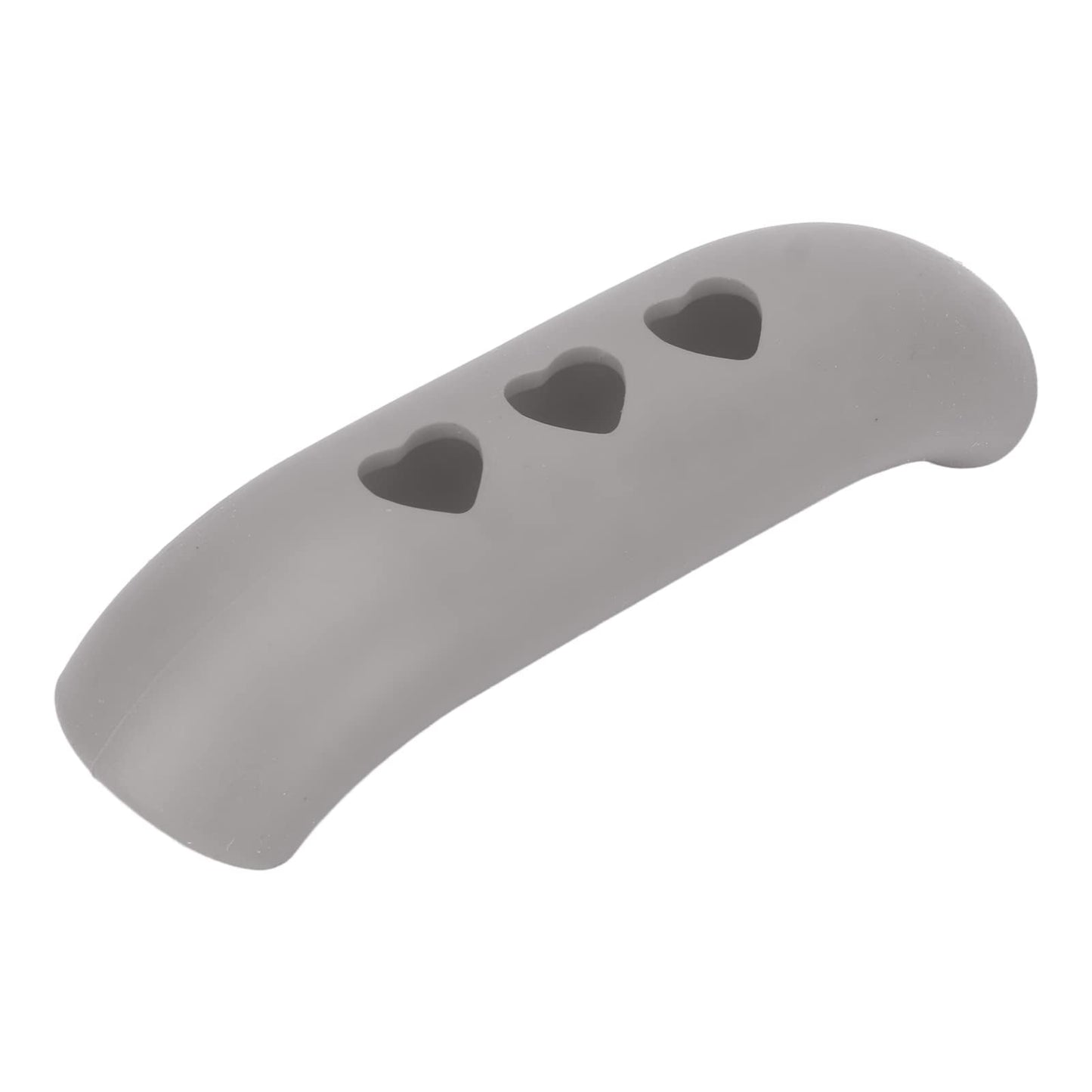 2 Pieces Silicone Hot Handle Holder, Non Slip Pot Holders Cover Assist Hot Pan Handle Rubber Heat Pot Sleeve Grip Cookware Handle for Frying Cast Iron Skillet Metal Pan (Gray)