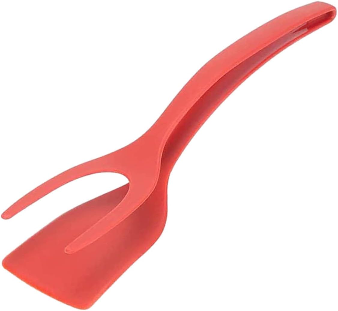 Egg Spatula, Grip and Flipp Tongs Spatula, 2 in 1 Omelette Clamp for Kitchen Cooking Tool for Eggs and Pancakes