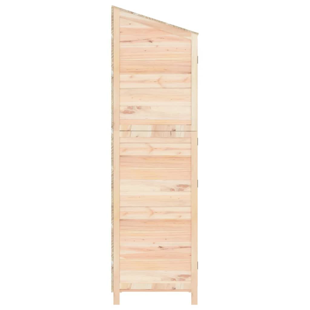 Outdoor Garden Shed, Wooden Storage Cabinet with Shelves for Backyard, Patio, and Garage Tools, 40.2 x 20.5 x 68.7 Inches