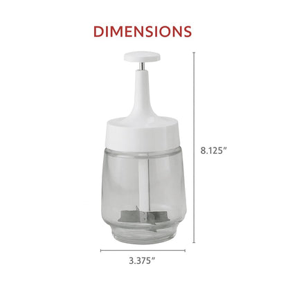 HIC Kitchen Old Fashioned Onion Chopper, Glass, 18/8 Stainless Steel Plane-Edge Blades For Onions, Eggs, Product, Nuts