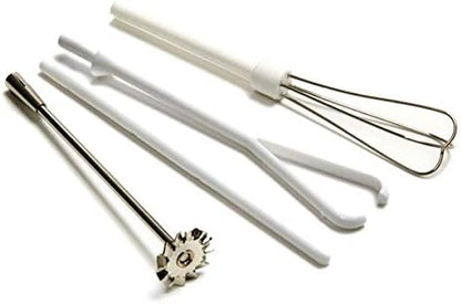 5pc Deluxe Mini Cordless Mixer - Blend, Whip, Stir, Beat, Drink Frother