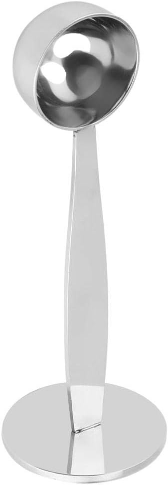 Pomya Dual-purpose Coffee Spoon Bean-Powder Presser, Stainless Steel Espresso Tamper and Measuring Spoon
