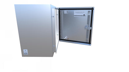 Rittal 1033.000, Wall-mounted AX Enclosure, Carbon Steel, 11.8" Height x 11.8" Width x 8.27" Depth