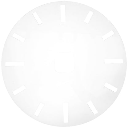 DIYEAH Clock Face: Acrylic Router Template - Clock Face Stencil for Woodworking Crafting Roman Numeral Router Dial Insert Accessory