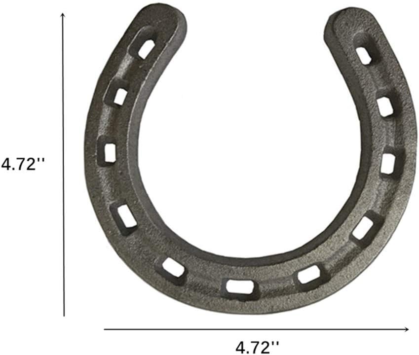 D-Doner Medium Cast Iron Horseshoe Wall Decor, Sturdy for Indoor or Outdoor Use
