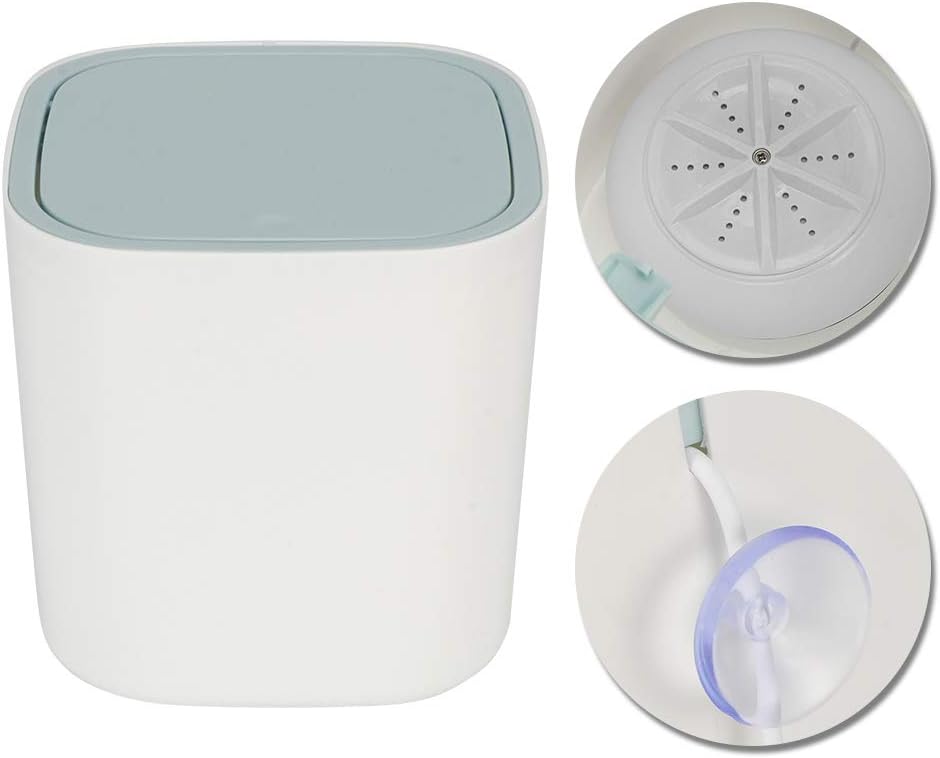Portable Washing Machine, 3.8L Mini Washer for Baby Clothes, Underwear, USB Powered Desktop Washing Machine