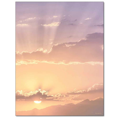 At Sunset Letterhead Laser & Inkjet Printer Paper (25 Sheets)