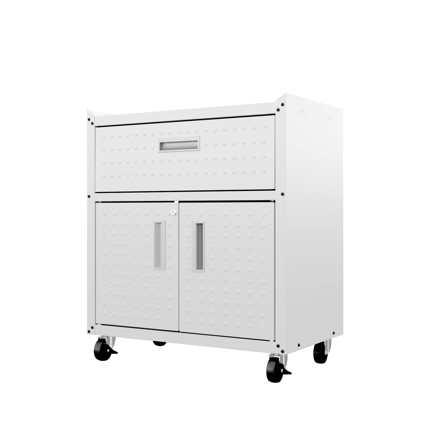 Manhattan Comfort Fortress Storage Units, White