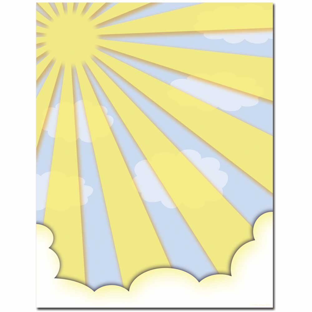 Sun Shiny Day Letterhead Laser & Inkjet Printer Paper, 25 pack
