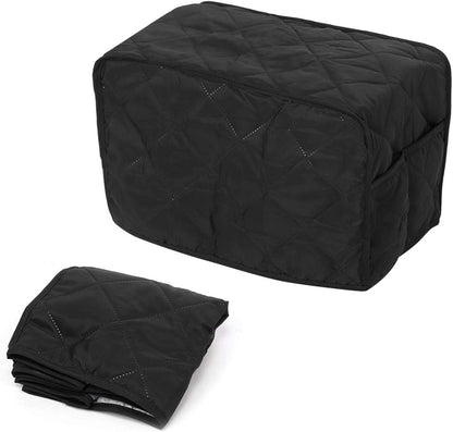 Cooker Cover Protector, Quality Polyester Pongee Dust Cover for Electrical Appliances (Black, 40.6 * 23 * 25.4cm)