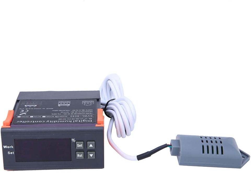 Fafeicy 220V Digital Air Humidity Control Controller, WH8040 Range 1%-99%RH, All-Purpose Digital Tool